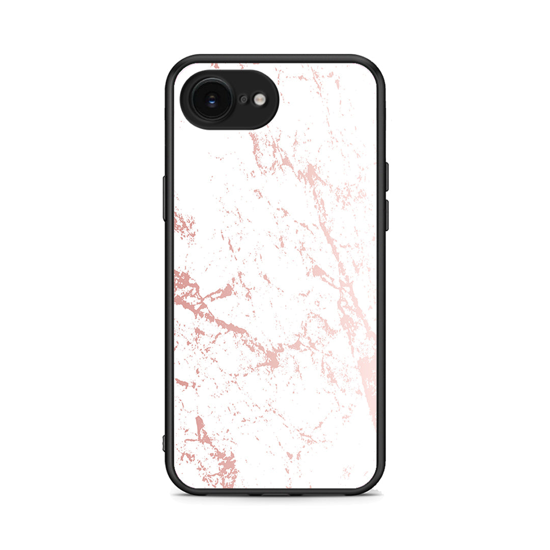 116 - iPhone 16e Pink Splash Marble case, cover, bumper