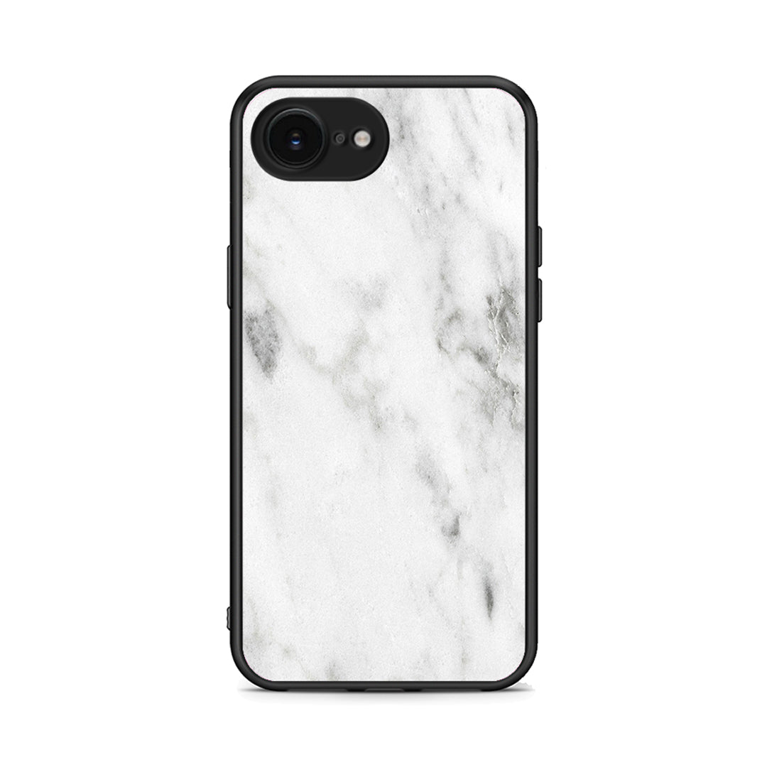 2 - iPhone 16e White marble case, cover, bumper