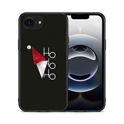 Θήκη iPhone 16e Minimal Christmas από τη Smartfits με σχέδιο στο πίσω μέρος και μαύρο περίβλημα | iPhone 16e Minimal Christmas case with colorful back and black bezels