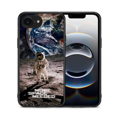 Θήκη iPhone 16e More Space από τη Smartfits με σχέδιο στο πίσω μέρος και μαύρο περίβλημα | iPhone 16e More Space case with colorful back and black bezels