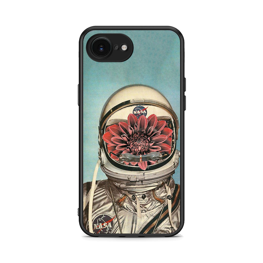 iPhone 16e Nasa Bloom θήκη από τη Smartfits με σχέδιο στο πίσω μέρος και μαύρο περίβλημα | Smartphone case with colorful back and black bezels by Smartfits