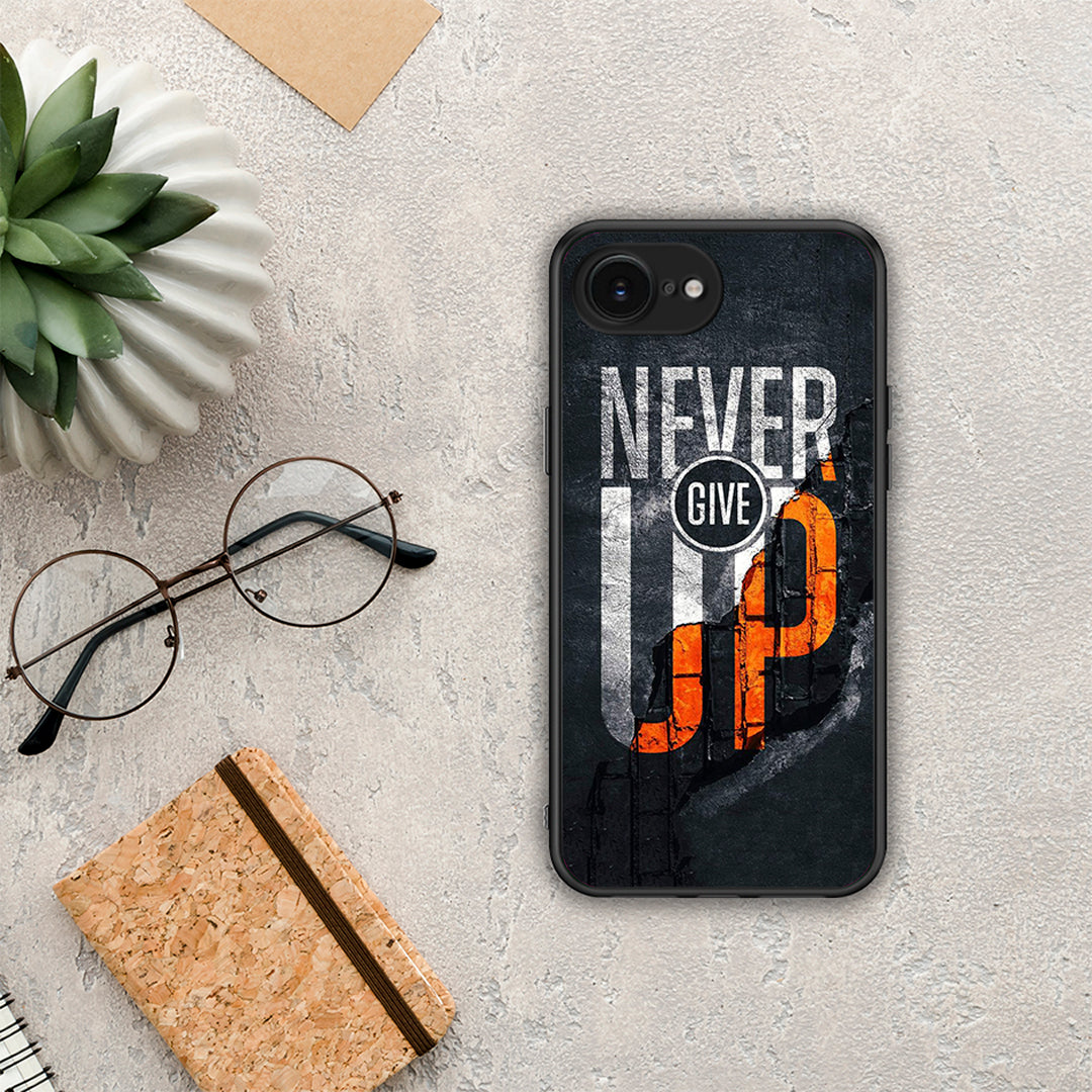 Never Give Up - iPhone 16e θήκη