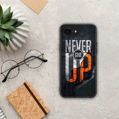 Never Give Up - iPhone 16e θήκη