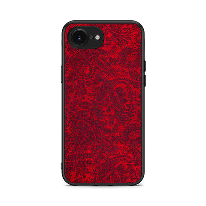 iPhone 16e Paisley Cashmere θήκη από τη Smartfits με σχέδιο στο πίσω μέρος και μαύρο περίβλημα | Smartphone case with colorful back and black bezels by Smartfits