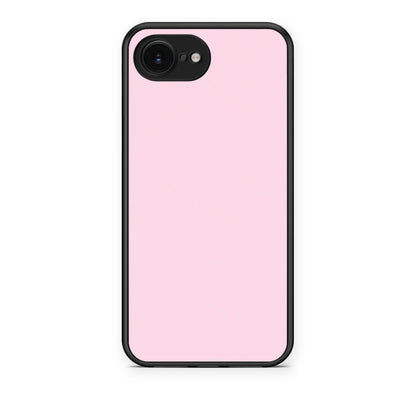 Θήκη iPhone 16e Pale Pink από τη Smartfits με σχέδιο στο πίσω μέρος και μαύρο περίβλημα | iPhone 16e Pale Pink case with colorful back and black bezels