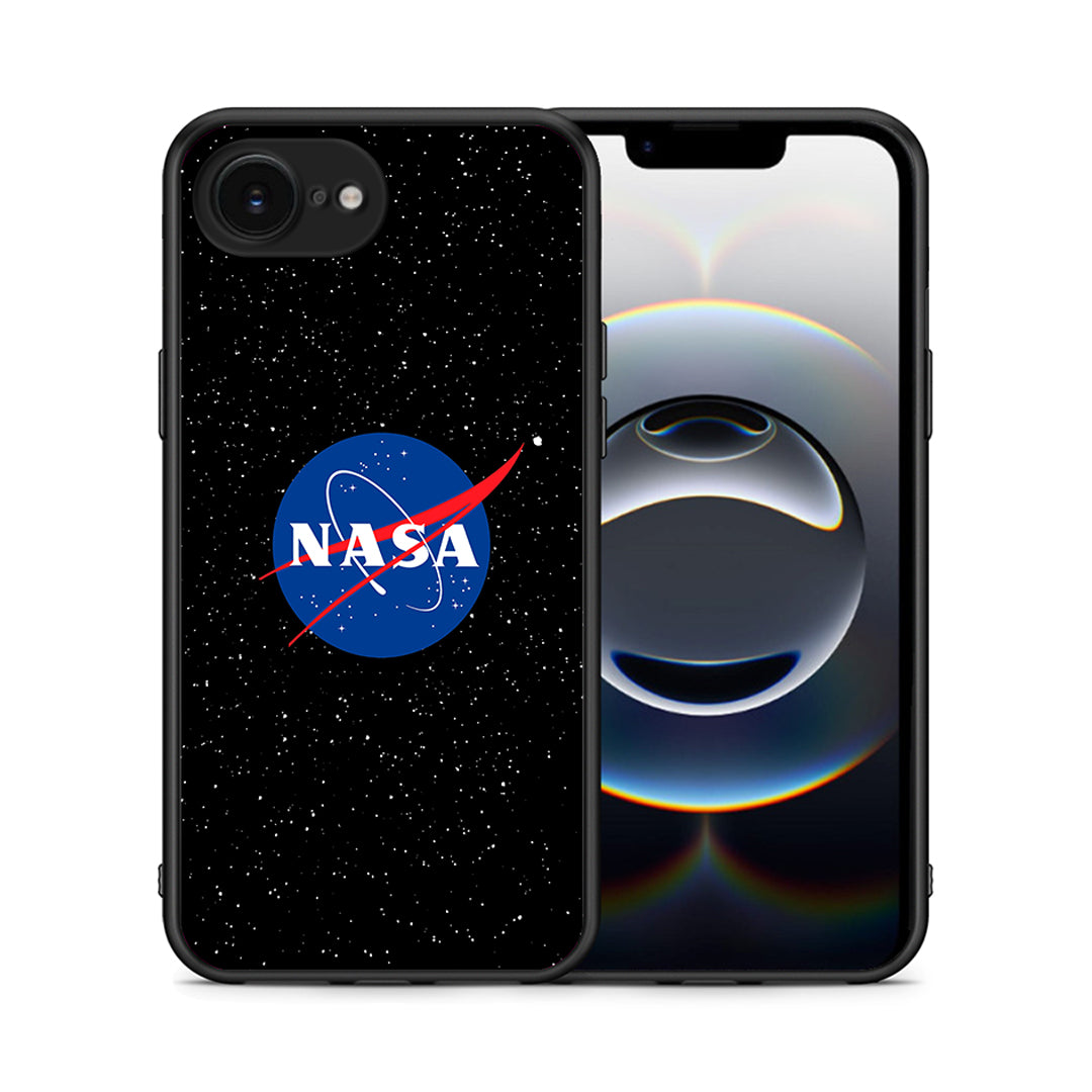 Θήκη iPhone 16e NASA PopArt από τη Smartfits με σχέδιο στο πίσω μέρος και μαύρο περίβλημα | iPhone 16e NASA PopArt case with colorful back and black bezels