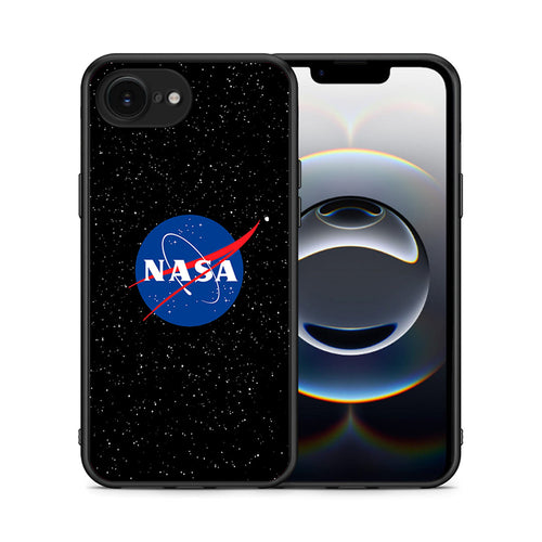 Θήκη iPhone 16e NASA PopArt από τη Smartfits με σχέδιο στο πίσω μέρος και μαύρο περίβλημα | iPhone 16e NASA PopArt case with colorful back and black bezels
