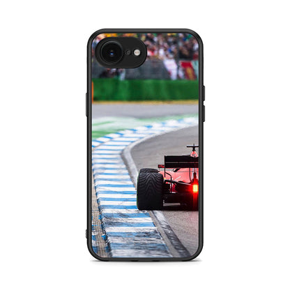 iPhone 16e Racing Vibes θήκη από τη Smartfits με σχέδιο στο πίσω μέρος και μαύρο περίβλημα | Smartphone case with colorful back and black bezels by Smartfits