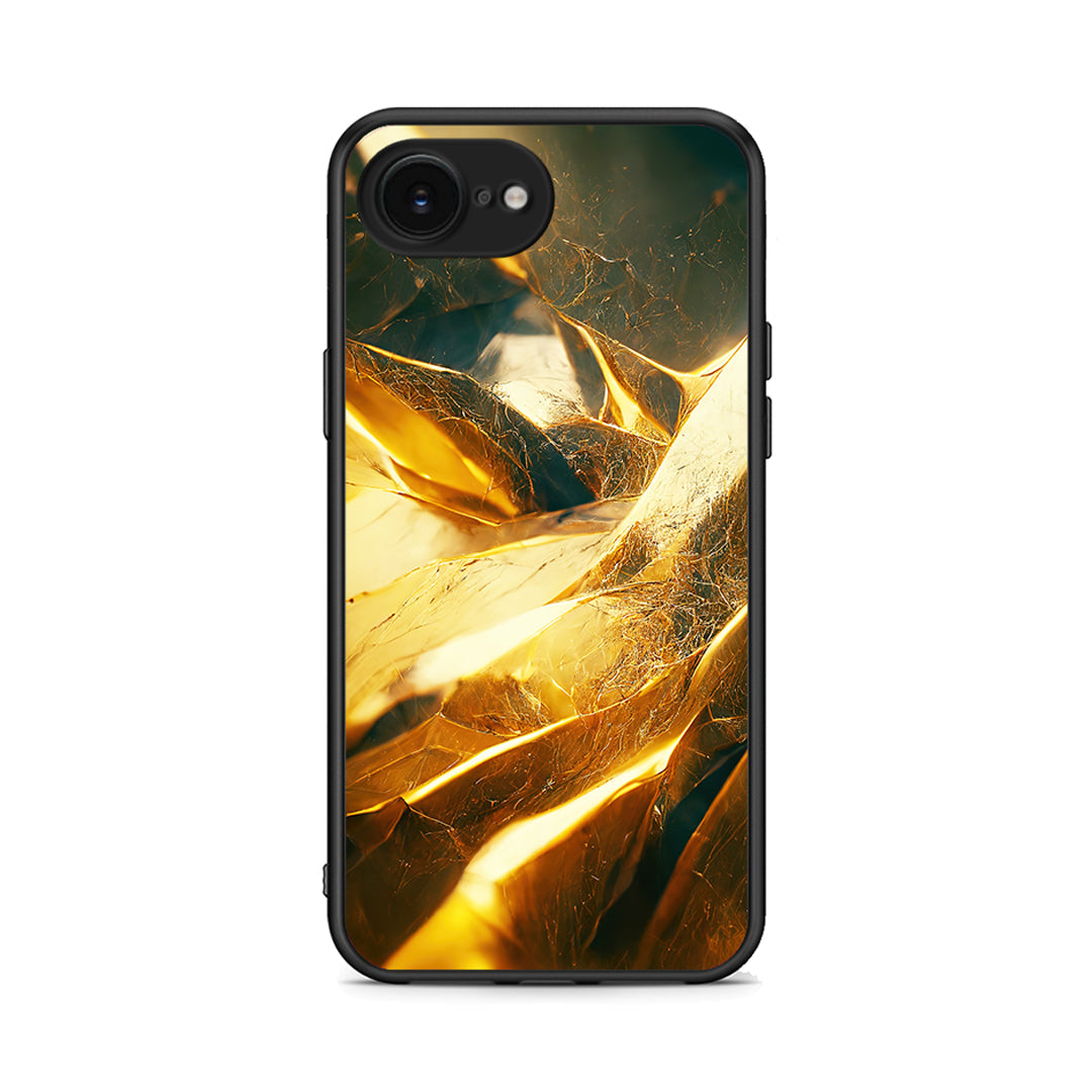 iPhone 16e Real Gold θήκη από τη Smartfits με σχέδιο στο πίσω μέρος και μαύρο περίβλημα | Smartphone case with colorful back and black bezels by Smartfits