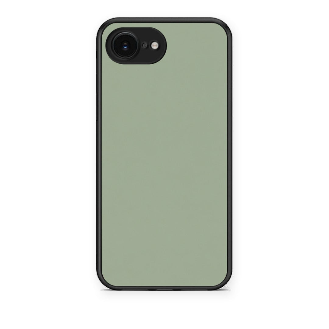Θήκη iPhone 16e Sage Green από τη Smartfits με σχέδιο στο πίσω μέρος και μαύρο περίβλημα | iPhone 16e Sage Green case with colorful back and black bezels