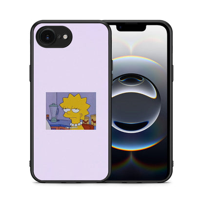 Θήκη iPhone 16e So Happy από τη Smartfits με σχέδιο στο πίσω μέρος και μαύρο περίβλημα | iPhone 16e So Happy case with colorful back and black bezels