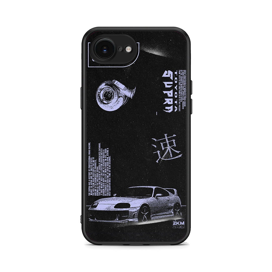 iPhone 16e Tokyo Drift Θήκη Αγίου Βαλεντίνου από τη Smartfits με σχέδιο στο πίσω μέρος και μαύρο περίβλημα | Smartphone case with colorful back and black bezels by Smartfits