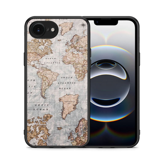 World Map - iPhone 16e θήκη