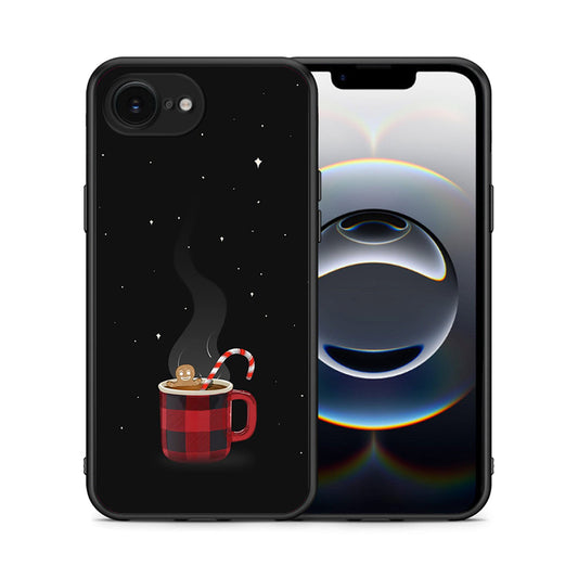 Θήκη iPhone 16e Xmas Bathing από τη Smartfits με σχέδιο στο πίσω μέρος και μαύρο περίβλημα | iPhone 16e Xmas Bathing case with colorful back and black bezels