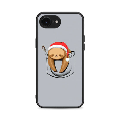iPhone 16e Xmas Zzzz θήκη από τη Smartfits με σχέδιο στο πίσω μέρος και μαύρο περίβλημα | Smartphone case with colorful back and black bezels by Smartfits