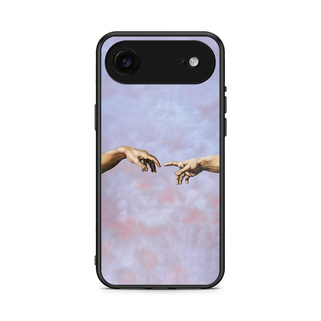 iPhone 17 Air Adam Hand θήκη από τη Smartfits με σχέδιο στο πίσω μέρος και μαύρο περίβλημα | Smartphone case with colorful back and black bezels by Smartfits