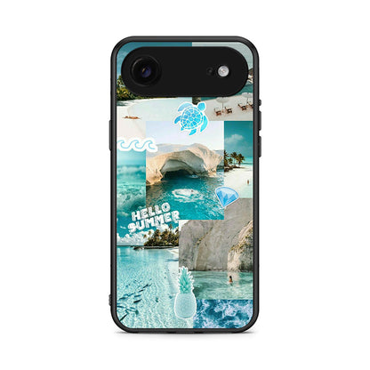 iPhone 17 Air Aesthetic Summer Θήκη από τη Smartfits με σχέδιο στο πίσω μέρος και μαύρο περίβλημα | Smartphone case with colorful back and black bezels by Smartfits