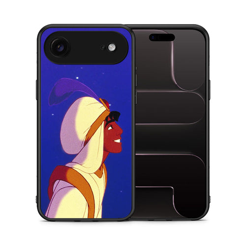 Θήκη iPhone 17 Air Alladin And Jasmine Love 1 από τη Smartfits με σχέδιο στο πίσω μέρος και μαύρο περίβλημα | iPhone 17 Air Alladin And Jasmine Love 1 case with colorful back and black bezels