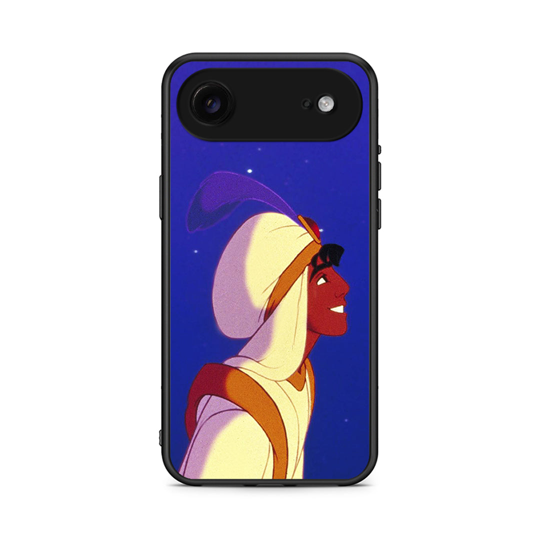 iPhone 17 Air Alladin And Jasmine Love 1 θήκη από τη Smartfits με σχέδιο στο πίσω μέρος και μαύρο περίβλημα | Smartphone case with colorful back and black bezels by Smartfits