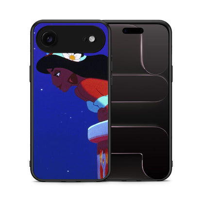 Θήκη iPhone 17 Air Alladin And Jasmine Love 2 από τη Smartfits με σχέδιο στο πίσω μέρος και μαύρο περίβλημα | iPhone 17 Air Alladin And Jasmine Love 2 case with colorful back and black bezels