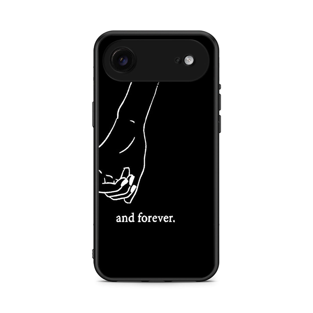 iPhone 17 Air Always & Forever 2 Θήκη Αγίου Βαλεντίνου από τη Smartfits με σχέδιο στο πίσω μέρος και μαύρο περίβλημα | Smartphone case with colorful back and black bezels by Smartfits