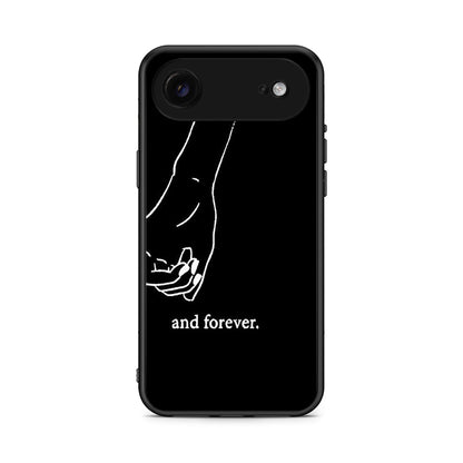iPhone 17 Air Always & Forever 2 Θήκη Αγίου Βαλεντίνου από τη Smartfits με σχέδιο στο πίσω μέρος και μαύρο περίβλημα | Smartphone case with colorful back and black bezels by Smartfits