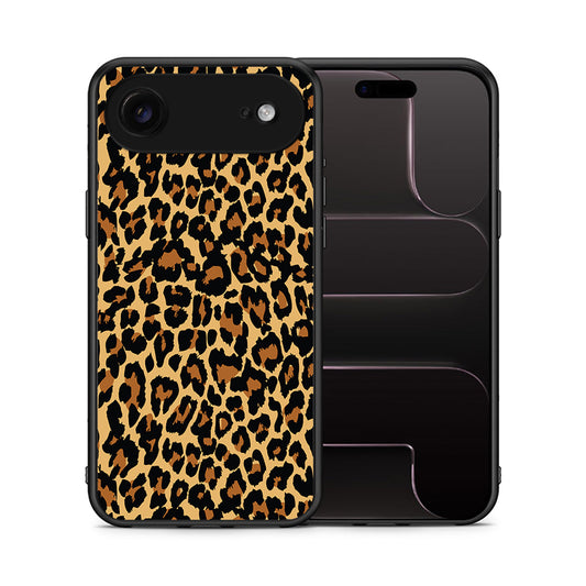 Θήκη iPhone 17 Air Leopard Animal από τη Smartfits με σχέδιο στο πίσω μέρος και μαύρο περίβλημα | iPhone 17 Air Leopard Animal case with colorful back and black bezels