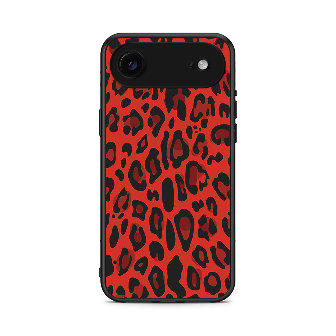 4 - iPhone 17 Air Red Leopard Animal case, cover, bumper
