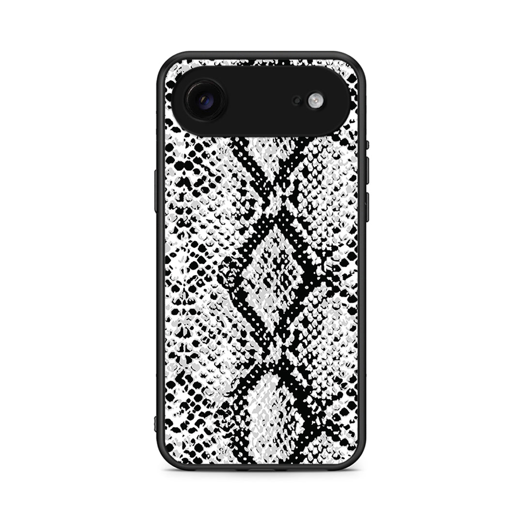 24 - iPhone 17 Air White Snake Animal case, cover, bumper