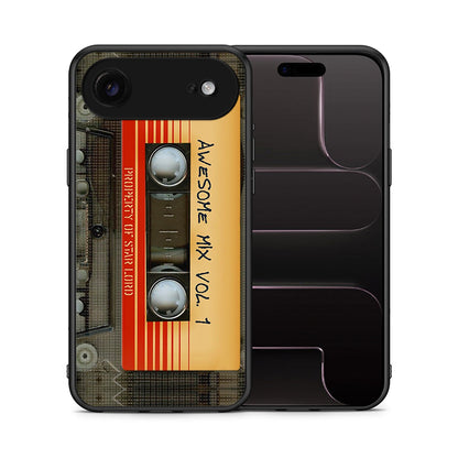 Θήκη iPhone 17 Air Awesome Mix από τη Smartfits με σχέδιο στο πίσω μέρος και μαύρο περίβλημα | iPhone 17 Air Awesome Mix case with colorful back and black bezels