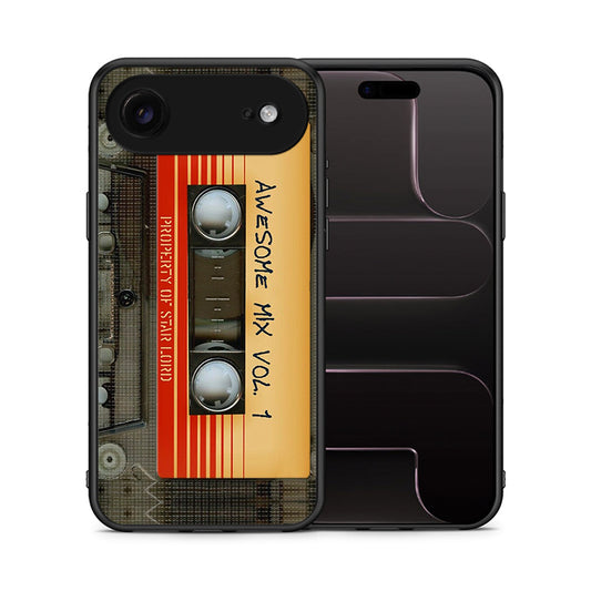 Θήκη iPhone 17 Air Awesome Mix από τη Smartfits με σχέδιο στο πίσω μέρος και μαύρο περίβλημα | iPhone 17 Air Awesome Mix case with colorful back and black bezels
