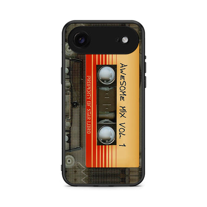 iPhone 17 Air Awesome Mix θήκη από τη Smartfits με σχέδιο στο πίσω μέρος και μαύρο περίβλημα | Smartphone case with colorful back and black bezels by Smartfits