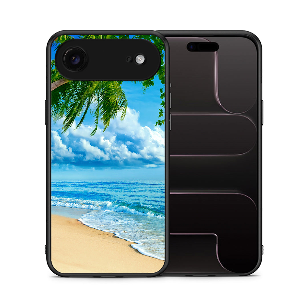 Θήκη iPhone 17 Air Beautiful Beach από τη Smartfits με σχέδιο στο πίσω μέρος και μαύρο περίβλημα | iPhone 17 Air Beautiful Beach case with colorful back and black bezels