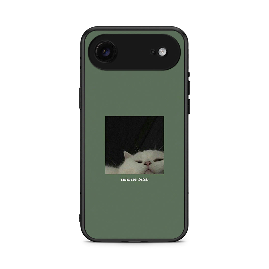 iPhone 17 Air Bitch Surprise θήκη από τη Smartfits με σχέδιο στο πίσω μέρος και μαύρο περίβλημα | Smartphone case with colorful back and black bezels by Smartfits