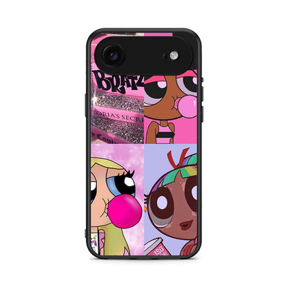 iPhone 17 Air Bubble Girls Θήκη Αγίου Βαλεντίνου από τη Smartfits με σχέδιο στο πίσω μέρος και μαύρο περίβλημα | Smartphone case with colorful back and black bezels by Smartfits