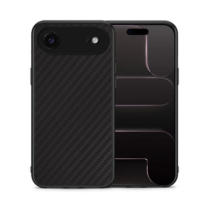 Θήκη iPhone 17 Air Carbon Black από τη Smartfits με σχέδιο στο πίσω μέρος και μαύρο περίβλημα | iPhone 17 Air Carbon Black case with colorful back and black bezels