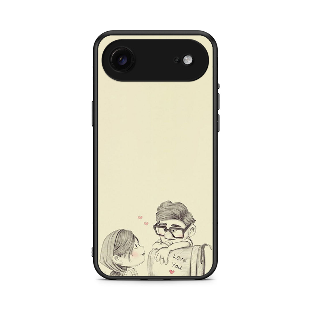 iPhone 17 Air Carl And Ellie θήκη από τη Smartfits με σχέδιο στο πίσω μέρος και μαύρο περίβλημα | Smartphone case with colorful back and black bezels by Smartfits