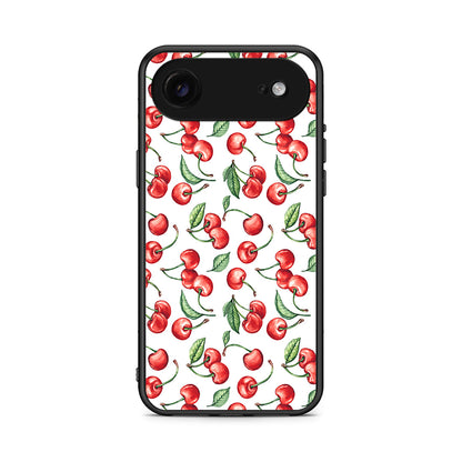 iPhone 17 Air Cherry Summer θήκη από τη Smartfits με σχέδιο στο πίσω μέρος και μαύρο περίβλημα | Smartphone case with colorful back and black bezels by Smartfits