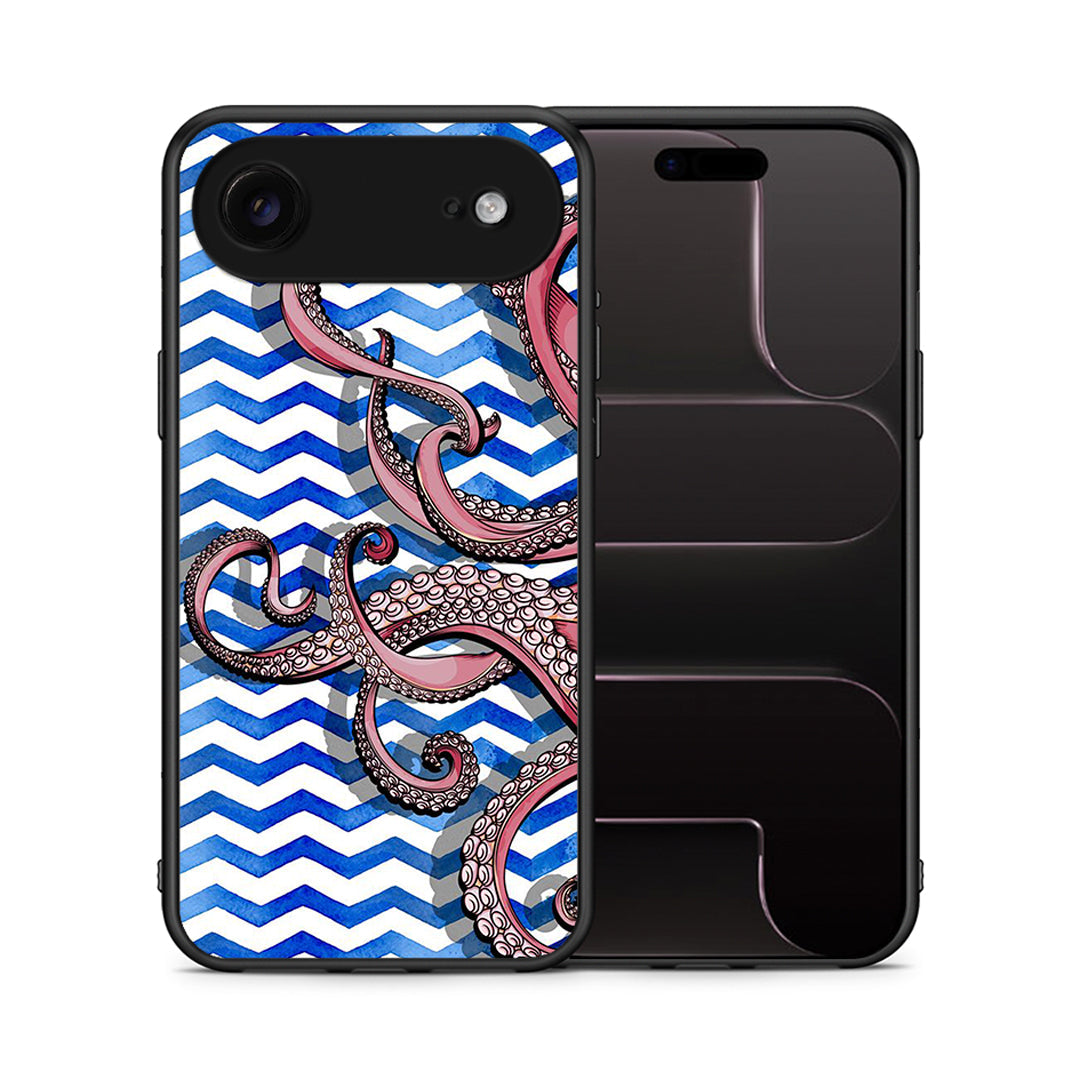 Θήκη iPhone 17 Air Chevron Devilfish από τη Smartfits με σχέδιο στο πίσω μέρος και μαύρο περίβλημα | iPhone 17 Air Chevron Devilfish case with colorful back and black bezels