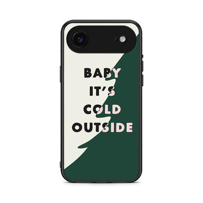 iPhone 17 Air Cold Outside θήκη από τη Smartfits με σχέδιο στο πίσω μέρος και μαύρο περίβλημα | Smartphone case with colorful back and black bezels by Smartfits
