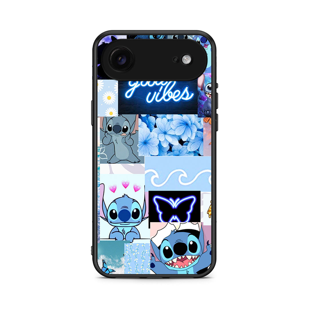 iPhone 17 Air Collage Good Vibes Θήκη Αγίου Βαλεντίνου από τη Smartfits με σχέδιο στο πίσω μέρος και μαύρο περίβλημα | Smartphone case with colorful back and black bezels by Smartfits