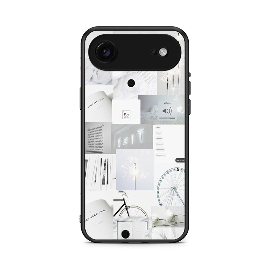 iPhone 17 Air Collage Make Me Wonder Θήκη Αγίου Βαλεντίνου από τη Smartfits με σχέδιο στο πίσω μέρος και μαύρο περίβλημα | Smartphone case with colorful back and black bezels by Smartfits