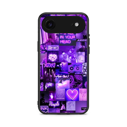 iPhone 17 Air Collage Stay Wild Θήκη Αγίου Βαλεντίνου από τη Smartfits με σχέδιο στο πίσω μέρος και μαύρο περίβλημα | Smartphone case with colorful back and black bezels by Smartfits