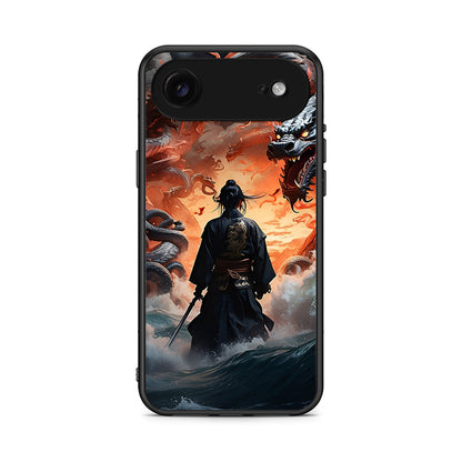 iPhone 17 Air Dragons Fight θήκη από τη Smartfits με σχέδιο στο πίσω μέρος και μαύρο περίβλημα | Smartphone case with colorful back and black bezels by Smartfits