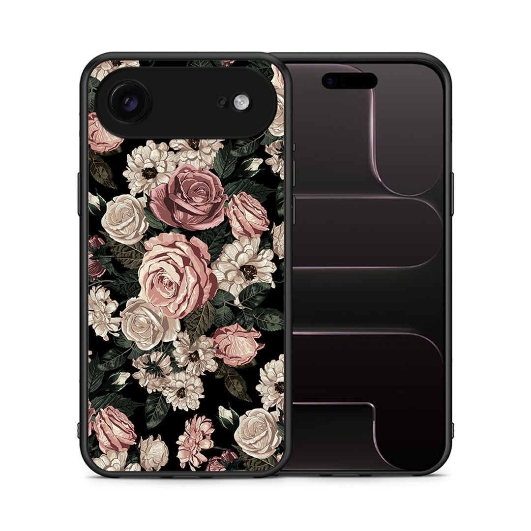 Θήκη iPhone 17 Air Wild Roses Flower από τη Smartfits με σχέδιο στο πίσω μέρος και μαύρο περίβλημα | iPhone 17 Air Wild Roses Flower case with colorful back and black bezels