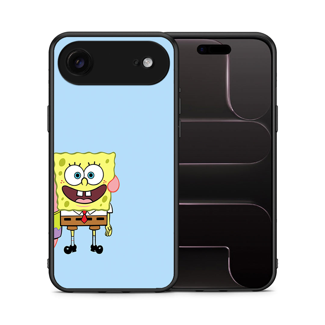 Θήκη iPhone 17 Air Friends Bob από τη Smartfits με σχέδιο στο πίσω μέρος και μαύρο περίβλημα | iPhone 17 Air Friends Bob case with colorful back and black bezels