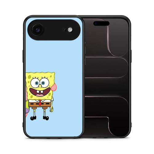 Θήκη iPhone 17 Air Friends Bob από τη Smartfits με σχέδιο στο πίσω μέρος και μαύρο περίβλημα | iPhone 17 Air Friends Bob case with colorful back and black bezels