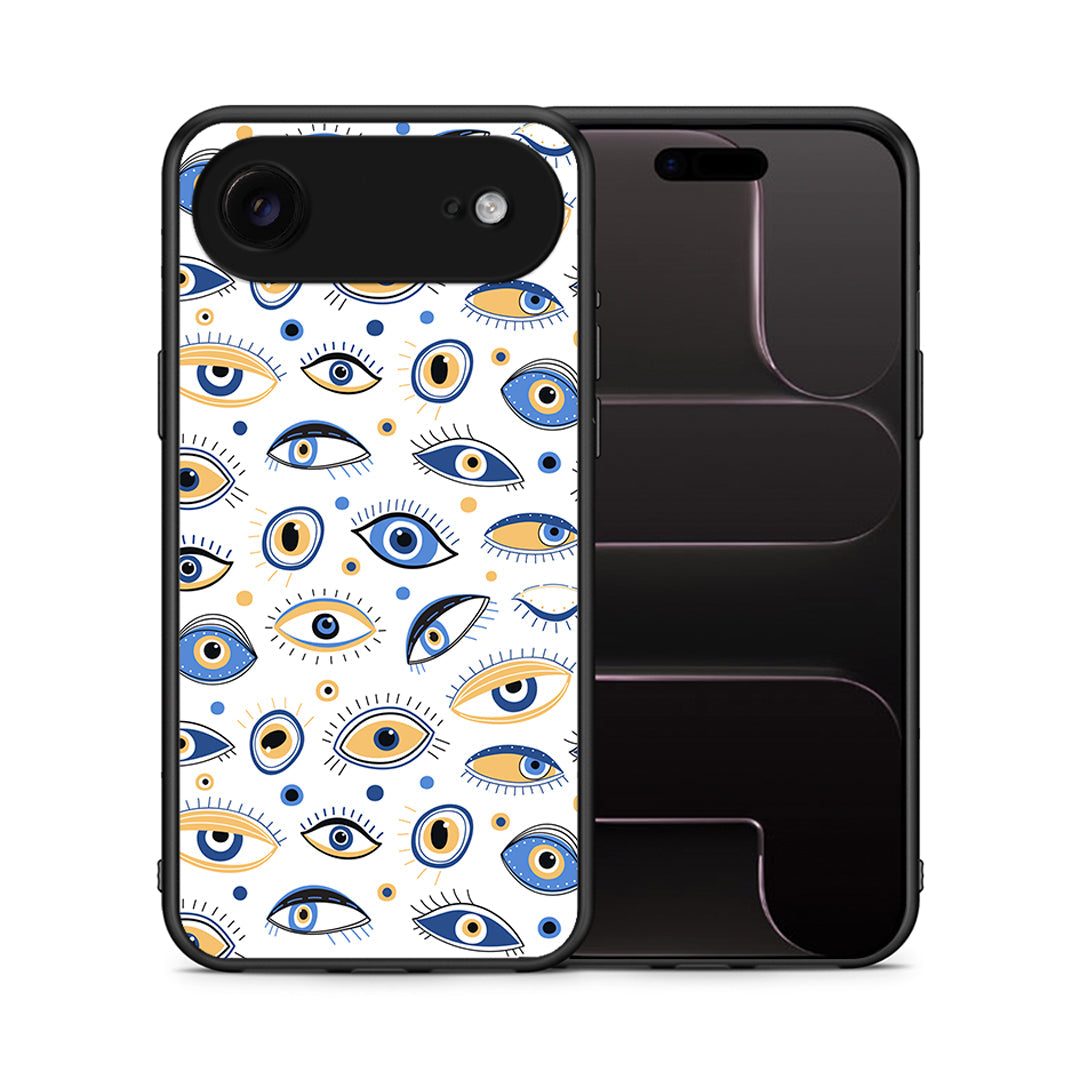 Θήκη iPhone 17 Air Ftou Ftou από τη Smartfits με σχέδιο στο πίσω μέρος και μαύρο περίβλημα | iPhone 17 Air Ftou Ftou case with colorful back and black bezels
