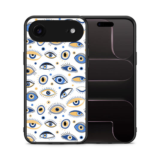 Θήκη iPhone 17 Air Ftou Ftou από τη Smartfits με σχέδιο στο πίσω μέρος και μαύρο περίβλημα | iPhone 17 Air Ftou Ftou case with colorful back and black bezels