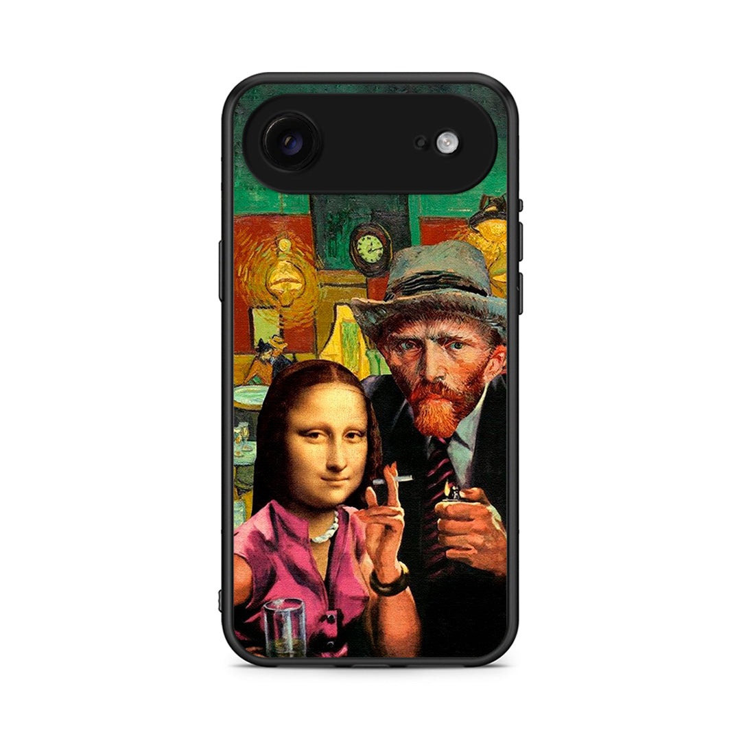 iPhone 17 Air Funny Art θήκη από τη Smartfits με σχέδιο στο πίσω μέρος και μαύρο περίβλημα | Smartphone case with colorful back and black bezels by Smartfits